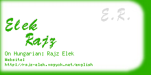 elek rajz business card